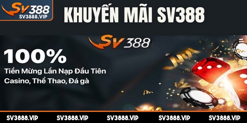 Nạp tiền 100% cho lần đầu tiên là chương trình rất được mong chờ tại nhà cái