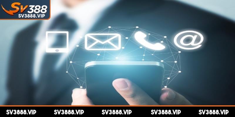 Liên hệ Email là phương thức được nhiều anh em lựa chọn trên SV388